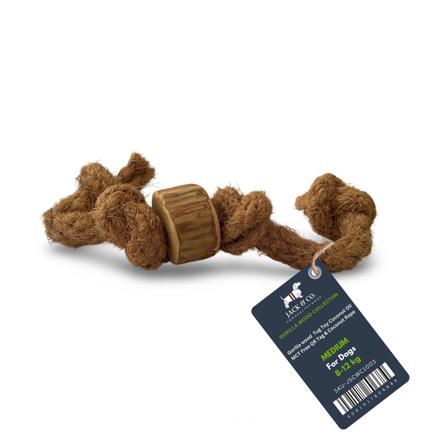 Knot Tug with Tennis Ball Toy-Yellow