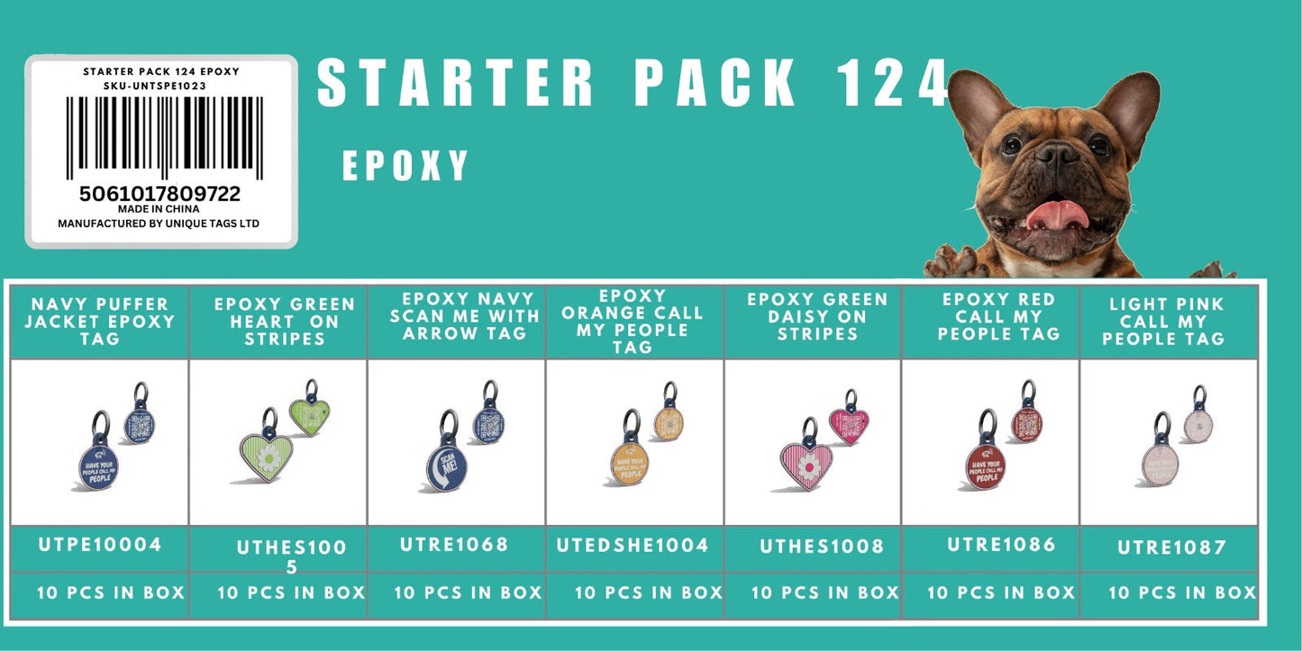 Starter Pack 124 Epoxy Tags