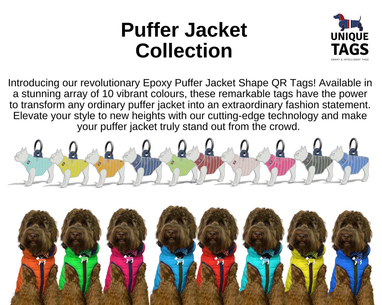 Green and Aqua Blue Reversible Puffer Jacket