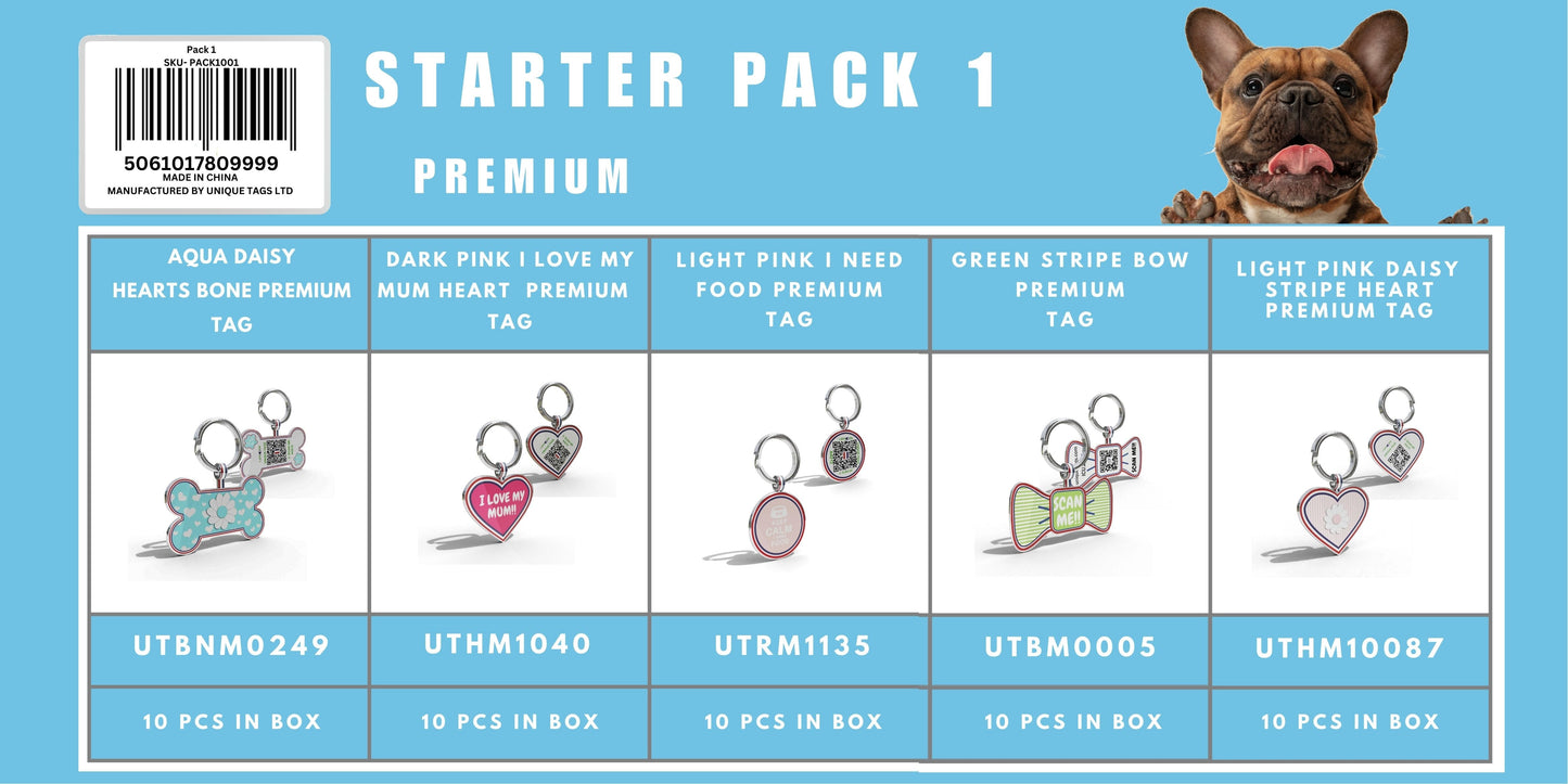 Starter Pack 1 Premium Tags
