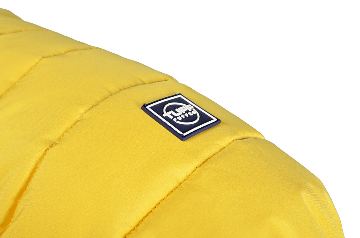 Red and Navy Reversible Puffer Jacket