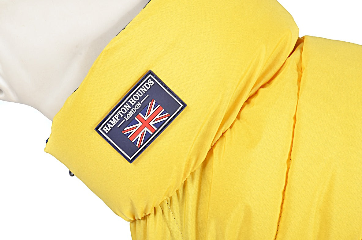 Red and Navy Reversible Puffer Jacket